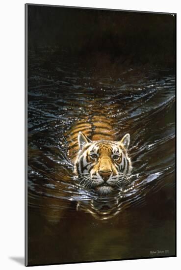 Tiger-Michael Jackson-Mounted Giclee Print