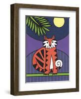 Tiger-Denny Driver-Framed Giclee Print