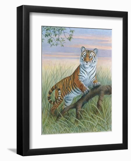 Tiger-Ron Jenkins-Framed Art Print