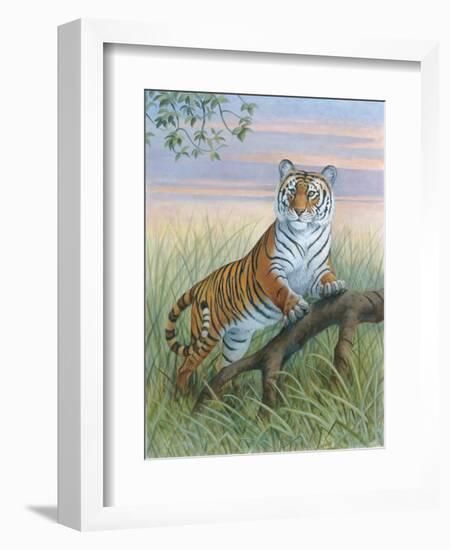 Tiger-Ron Jenkins-Framed Art Print