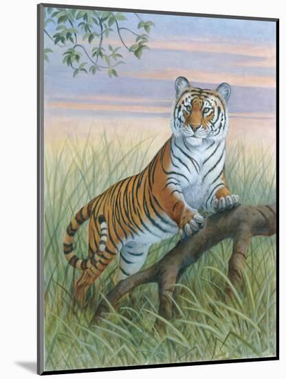 Tiger-Ron Jenkins-Mounted Art Print