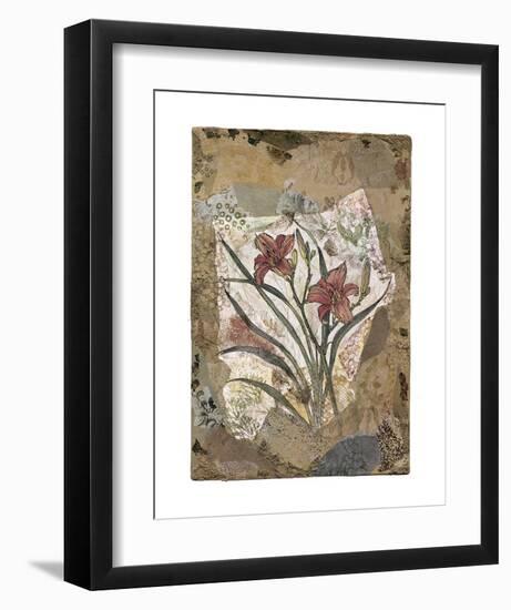 Tigerlily and Lace-Annabel Hewitt-Framed Art Print