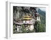 Tigernest, Very Important Buddhist Temple High in the Mountains, Himalaya, Bhutan-Jutta Riegel-Framed Photographic Print