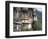 Tigernest, Very Important Buddhist Temple High in the Mountains, Himalaya, Bhutan-Jutta Riegel-Framed Photographic Print