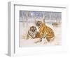 Tigers in the Snow, 2005-E.B. Watts-Framed Giclee Print