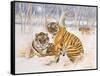 Tigers in the Snow, 2005-E.B. Watts-Framed Stretched Canvas