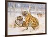 Tigers in the Snow, 2005-E.B. Watts-Framed Giclee Print