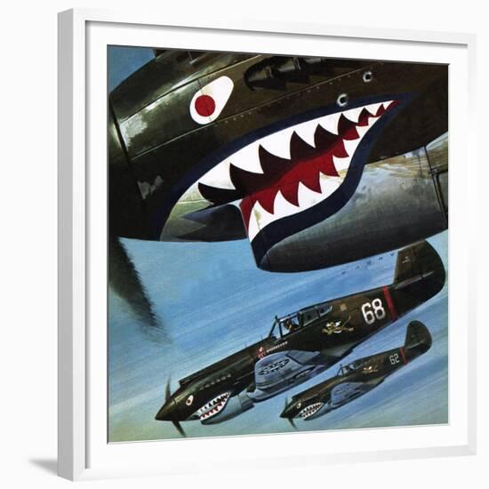 Tigers over Asia-Wilf Hardy-Framed Giclee Print