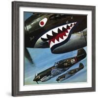 Tigers over Asia-Wilf Hardy-Framed Giclee Print