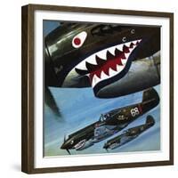 Tigers over Asia-Wilf Hardy-Framed Giclee Print