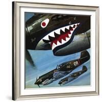 Tigers over Asia-Wilf Hardy-Framed Giclee Print