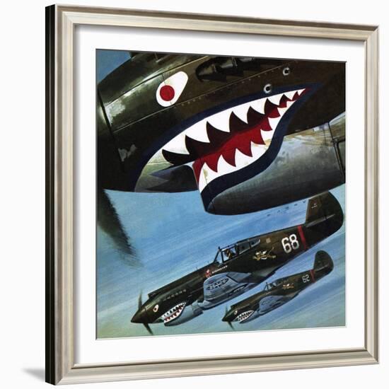 Tigers over Asia-Wilf Hardy-Framed Giclee Print