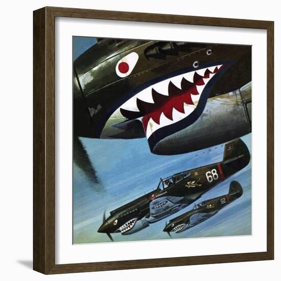 Tigers over Asia-Wilf Hardy-Framed Giclee Print