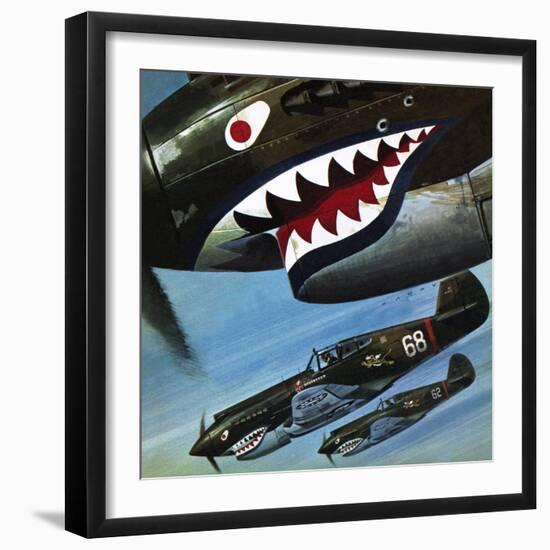 Tigers over Asia-Wilf Hardy-Framed Giclee Print