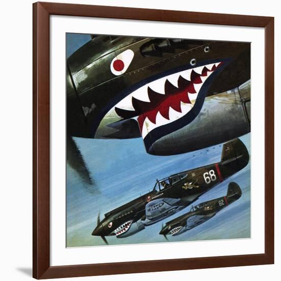 Tigers over Asia-Wilf Hardy-Framed Giclee Print