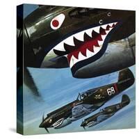 Tigers over Asia-Wilf Hardy-Stretched Canvas