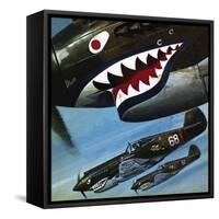 Tigers over Asia-Wilf Hardy-Framed Stretched Canvas