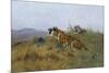 Tigers Stalking Their Prey-Wilhelm Kuhnert-Mounted Giclee Print