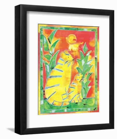 Tigers-Lisa V^ Keaney-Framed Art Print