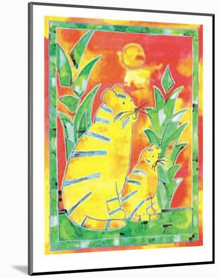Tigers-Lisa V^ Keaney-Mounted Art Print