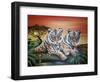 Tigers-Sue Clyne-Framed Giclee Print