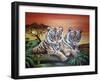 Tigers-Sue Clyne-Framed Giclee Print