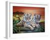 Tigers-Sue Clyne-Framed Giclee Print