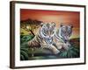 Tigers-Sue Clyne-Framed Giclee Print