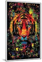 TigerSplatter-(No-FlockBlacklight)-null-Mounted Standard Poster