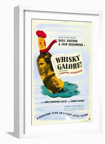 Tight Little Island, 1948 (Whisky Galore!)-null-Framed Giclee Print