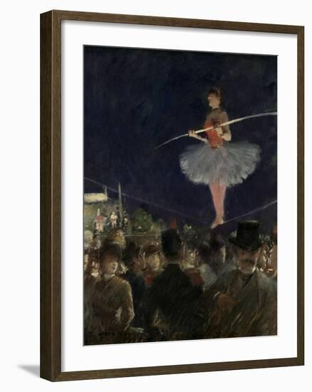 Tight-Rope Walker, C.1885-Jean Louis Forain-Framed Giclee Print