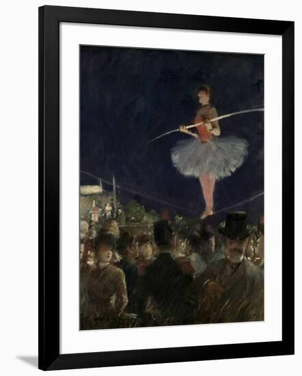 Tight-Rope Walker, C.1885-Jean Louis Forain-Framed Premium Giclee Print