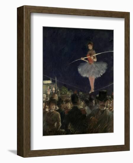 Tight-Rope Walker, C.1885-Jean Louis Forain-Framed Giclee Print