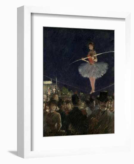 Tight-Rope Walker, C.1885-Jean Louis Forain-Framed Giclee Print