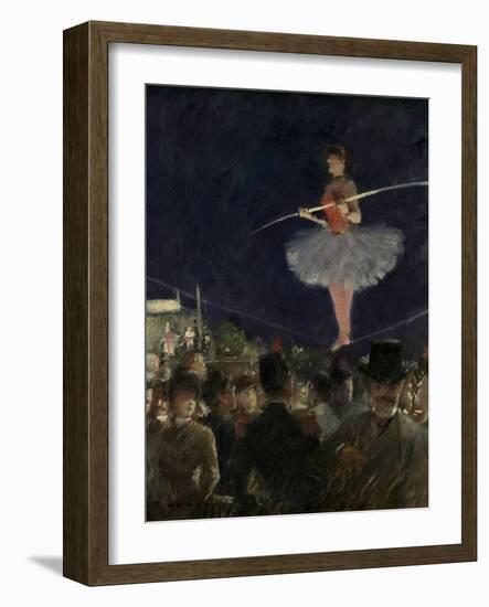 Tight-Rope Walker, C.1885-Jean Louis Forain-Framed Premium Giclee Print