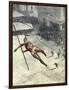 Tightrope Accident-Vittorio Pisani-Framed Art Print