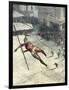 Tightrope Accident-Vittorio Pisani-Framed Art Print