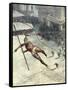 Tightrope Accident-Vittorio Pisani-Framed Stretched Canvas