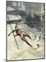 Tightrope Accident-Vittorio Pisani-Mounted Art Print