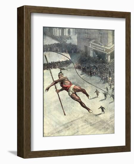 Tightrope Accident-Vittorio Pisani-Framed Art Print