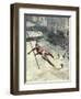 Tightrope Accident-Vittorio Pisani-Framed Art Print