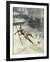 Tightrope Accident-Vittorio Pisani-Framed Art Print