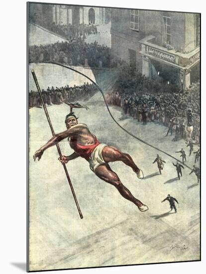 Tightrope Accident-Vittorio Pisani-Mounted Art Print