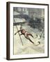 Tightrope Accident-Vittorio Pisani-Framed Art Print