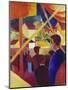 Tightrope Walker, 1914-Auguste Macke-Mounted Giclee Print