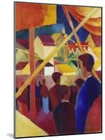 Tightrope Walker, 1914-Auguste Macke-Mounted Giclee Print