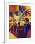 Tightrope Walker, 1914-Auguste Macke-Framed Giclee Print