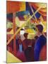 Tightrope Walker, 1914-Auguste Macke-Mounted Giclee Print