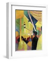 Tightrope Walker, C. 1913-August Macke-Framed Giclee Print