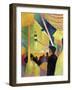 Tightrope Walker, C. 1913-August Macke-Framed Giclee Print